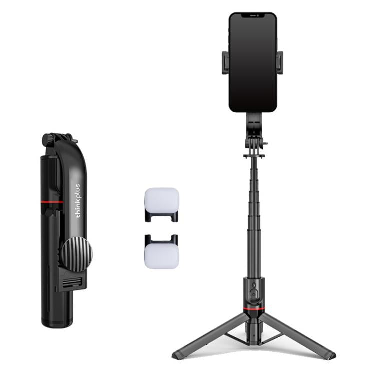 Lenovo Thinkplus H11L Premium Edition Aluminum Alloy Bluetooth Selfie Stick with Dual Fill Lights, 1.1m Lenovo Thinkplus H11L Premium Edition Aluminum Alloy Bluetooth Selfie Stick with Dual Fill Lights, 1.1m